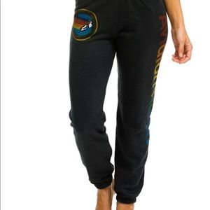Women’s Aviator Nation Sweatpants - Charcol Gray